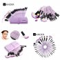 Profesional Set De 32 Pinceles Y Brochas Para Maquillaje Mango De Estuche Madera