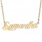 Huan Xun Custom Name Necklace Personalized Initial Necklaces In Golden Silver