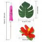 98pc Tropical Birthday Party Hawaiian Moana Themes Kids Umbrella Flowers Gift