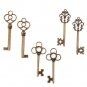 Skeleton Keys Antique And Vintage Style Large in Bronze Finish 30 Key Set New