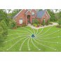 Lawn Sprinkler Watering System Water Hose Spray Pattern Garden Sled Base Impulse