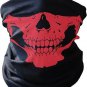 Breathable Seamless Tube Skull Face Mask Dust proof Windproof Motorcycle 4pcs