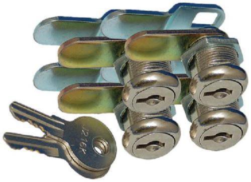Rv Compartment Door Cam Lock Set 5/8 Inch Camper Trailer Motorhome Storage 4Pack