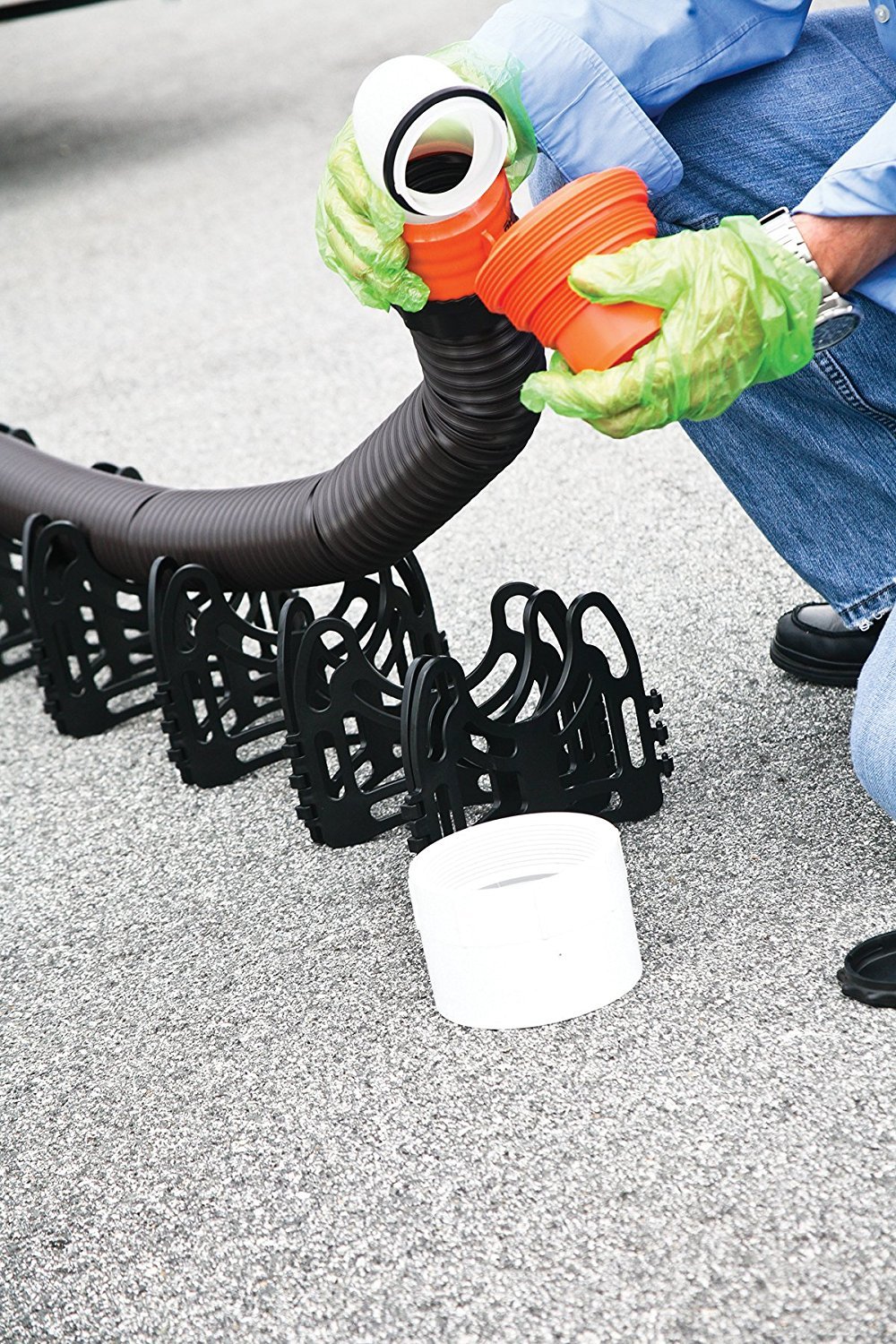 Durable Camco RhinoFLEX RV Sewer Hose Kit Trailer Camper Parts