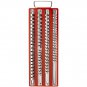 Socket Tray Rack Holds 80Pc Sockets 1/4 3/8 1/2In Rail Organizer Holder Tools