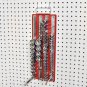 Socket Tray Rack Holds 80Pc Sockets 1/4 3/8 1/2In Rail Organizer Holder Tools