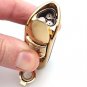 Butane Refillable Torch Dominator Triple Jet Flame Cigarette Cigar Punch Lighter