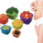 21 Day Diet Containers Color Coded Portion Control Kit Fix Weight Loss Food Plan