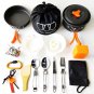 Camping Cookware Mess Kit Backpacking Gear Hiking Outdoors Bug Out Bag Equipment