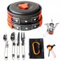 Camping Cookware Mess Kit Backpacking Gear Hiking Outdoors Bug Out Bag Equipment