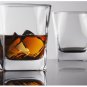 Square "Ice Cube" Double Old Fashioned Whiskey/Scotch Glass Drink,10 oz,Set of 4