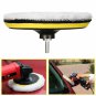 MATCC 7Pcs 7inch Polishing pads,Sponge and Woolen Polishing Waxing Buffing Pads