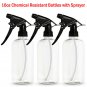 3 Pack Plastic Trigger Spray Bottle 16 Oz Empty Duty Sprayer Chemical Resistant