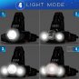 Super Bright 8000 Lumens LED Headlight Lamp Flashlight Waterproof Hard Hat Light