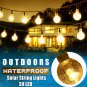 30 LED Solar String Lights 20 FT Outdoor Waterproof Warm White Decor Ball Party