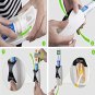 Toothpaste Dispenser Kit Squeezer w/ Toothbrush Holder Bathroom Accessories Set