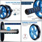 Ab Power Wheel Roller Kit Abdominal Core Carver Exercise Workout Rope Knee Pad