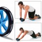 Ab Power Wheel Roller Kit Abdominal Core Carver Exercise Workout Rope Knee Pad