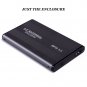 External Backup Hard Drive 500GB USB 3/2.0 Case Enclosure 2.5 Portable HDD Sata