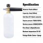 Car Wash Snow Foam Lance Cannon Soap Bottle Jet Spray Pressure Washer Sprayer US