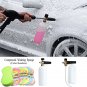 Car Wash Snow Foam Lance Cannon Soap Bottle Jet Spray Pressure Washer Sprayer US