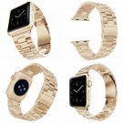 Stainless Steel iWatch 42mm Band Link Bracelet For Apple Watch Champagne Gold