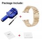 Stainless Steel iWatch 42mm Band Link Bracelet For Apple Watch Champagne Gold