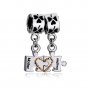 Heart Mother Daughter Charm Suits Pandora Bracelet Mom Love You To The Moon New