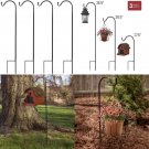 Set of 4 Extendable Garden Planter Stakes for Bird Feeders,Outdoor Décor, Plant
