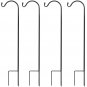 Set of 4 Extendable Garden Planter Stakes for Bird Feeders,Outdoor Décor, Plant