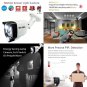 Motion Sensor Detection Camera 2.0Mp/1080P Wired Hd Tvi/Cvi/Ahd Cctv Security