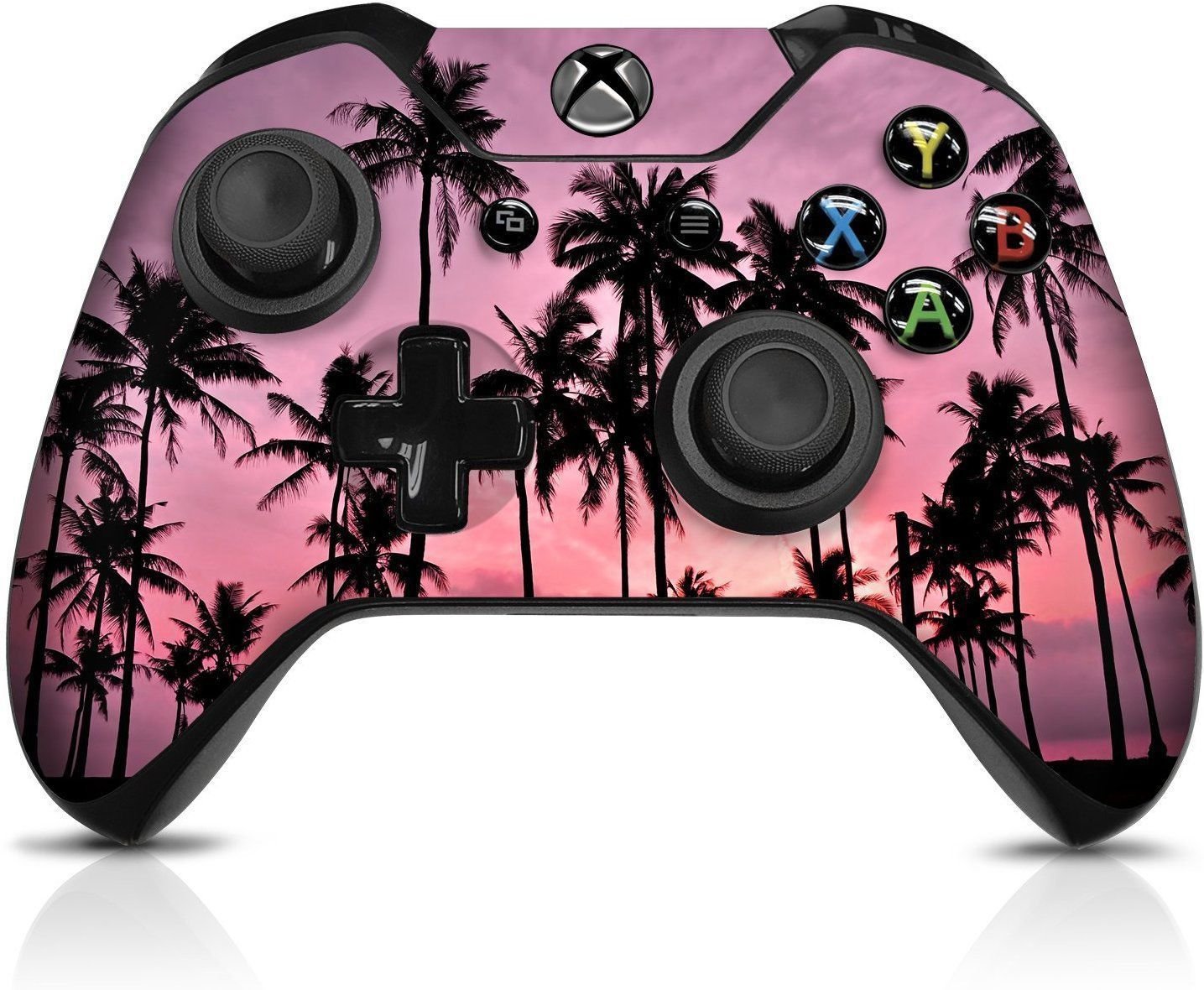 Controller Skin - Palm Trees Pink - Officially Licensed by Xbox One
