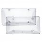 License Plate Cover Clear Traffic Bubble Design Heavy Duty Unbreakable Quality