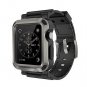 iWatch Watch Grey Rugged Protective Case Cover and Wrist Strap Band 42mm