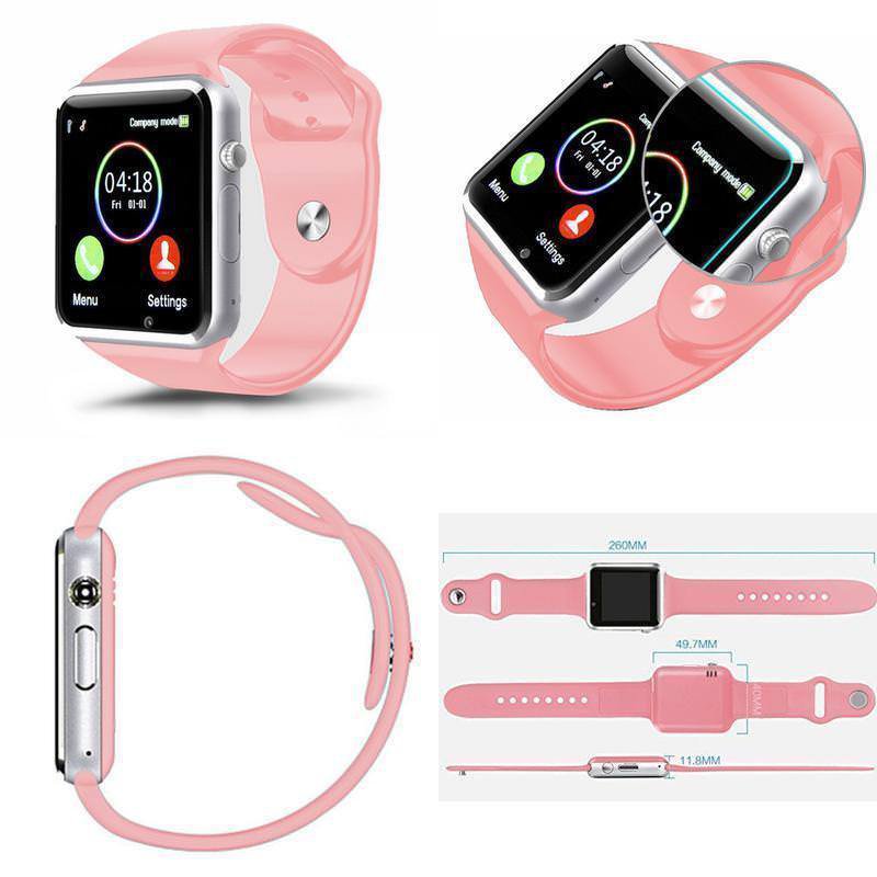 smart watch pink band