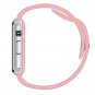 Smart Watch Pink Wristband Smartphone Compatible For Android Apple Ios Device