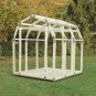 Storage Shed Outdoor Garden Tool Home Backyard Lawn Barn Style Roof White New