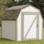Storage Shed Outdoor Garden Tool Home Backyard Lawn Barn Style Roof White New