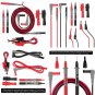 Test Clips Leads Kit Fluke Multimeter Heavy Duty Banana Tester Probe Set Of 8