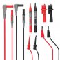 Test Clips Leads Kit Fluke Multimeter Heavy Duty Banana Tester Probe Set Of 8