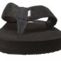 Teva Mens Mush II Flip Flop Black Sandals Synthetic Slippers Sport Gym Bath New