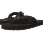 Teva Mens Mush II Flip Flop Black Sandals Synthetic Slippers Sport Gym Bath New