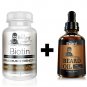 BEARD GROWTH KIT For Full Face Hair Beard Supplement Vitamin Beard Oil Unscented