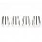 Stainless Steel Stemless Wine Glass 18 oz Brushed Metal Tumbler Cups Set of 4
