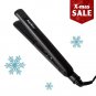 Iron Hair Straightener Flat Ceramic Professional Steam Brush Hairstyling Black