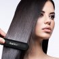 Iron Hair Straightener Flat Ceramic Professional Steam Brush Hairstyling Black