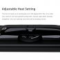 Iron Hair Straightener Flat Ceramic Professional Steam Brush Hairstyling Black