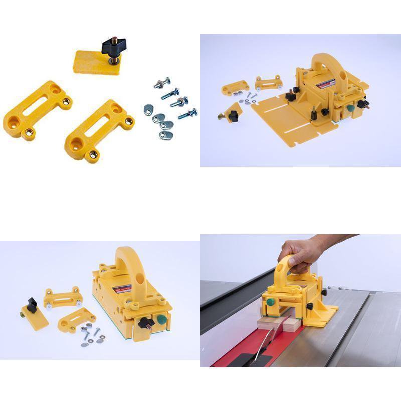 GRR-RIPPER 3D Pushblock WoodWork Handle Bridge Kit With Trailing Hook Micro Jig