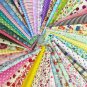 200 Lot Quilting Fabric Colors Cotton Sewing Supplies Patchwork Fat Quarters 4X4