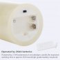 3 Luminara Flickering Moving Wick Flameless Pillar Candle LED Remote Candles Set